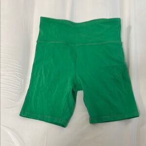 Forever 21 Green Bike Shorts